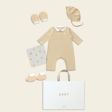 BABY&I Bio長版連身衣5件組彌月禮盒