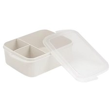 WHOLE HEIGHT 闔樂泰 微波 午餐盒 950ml 耐熱105度 耐冷-10度, 透明, 1個