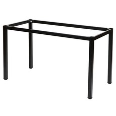 도리퍼니처 40각 철제 프레임 120 x 60 x 68 cm, 블랙