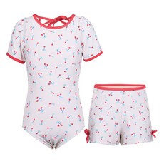 renoma 女童款櫻桃褲子+連身泳衣套裝 RN-GS2F513