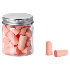 Heyjoy 隔音耳塞 粉紅色, 1個, 24入