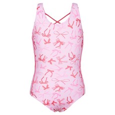 renoma 女童蝴蝶結U型美背連身泳裝 RN-GS2F504