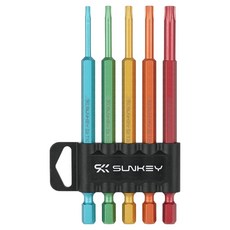 sunkey 彩色星形批頭5件組 STB-110CS, 1套