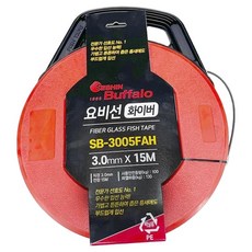 SESHIN Buffalo 纖維穿線器 3mm x 15m C2206468 SB-3005FAH, 1個