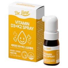 닥터라인 유아용 비타민D3 K2 400IU 액상 스프레이, 10ml, 1개