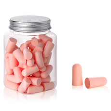 헤이조이 소음 차단 귀마개 핑크, 1개, 60개입