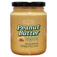 리치팜너트 피넛버터, 1개, 400g