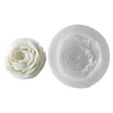 Fix9 矽膠樹脂模具 樹脂模具 牡丹花 J-0579, 單一顏色