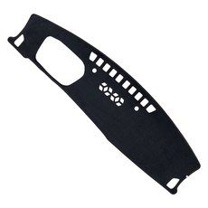 madline Velour防滑儀表板避光墊, 黑色, The New Seltos(有HUD/有中置喇叭)