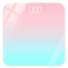 IYES 粉彩LED數位體重計, 極光薄荷, 1個, IY-SCALE02