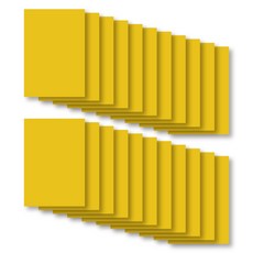 전송상사 칼라하드보드지 1T 노랑, A4, 22개