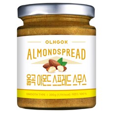 옳곡 아몬드 스프레드 스무스, 1개, 200g