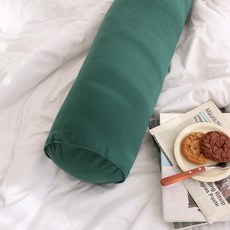 포홈 핸드메이드 비비드 원형 바디필로우 커버, 비비드그린