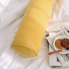 FORHOME 手工Vivid圓形身體抱枕套, Vivid芥末黃