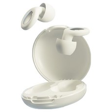 FRANOND 隔音矽膠睡眠耳塞 白色, 1個, 2入