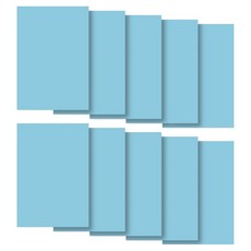 전송상사 칼라하드보드지 1T 하늘 1mm, A3, 10개