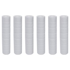 FILTER KLASS Habb3段可調式蓮蓬頭適用除鏽濾芯, 無香味, 6個