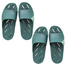 누바스 미끄럼방지 물빠짐 욕실화, 포레스트그린+포레스트그린, 1개