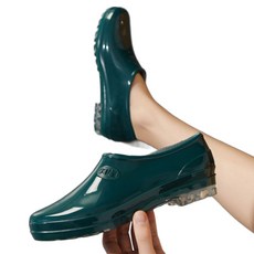 Mondspot pvc 雨靴 廚房 工作 清潔 浴室鞋 YY57826, 1個, 綠色