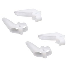LUMIÉDOR 矽膠腳趾環 白色 2入, 2個