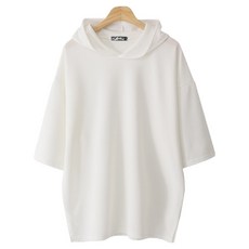 M.N.C 男女通用 Bender 浮雕連帽短袖T恤 MDVT731LW