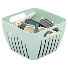 타미나요 빨래집게 랜덤발송 24p + 바구니 세트, 노르딕블루(바구니), 1세트