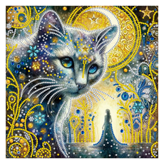 KUMIHANDS 閃亮寶石十字繡 30 x 30 cm, 1個, AB095