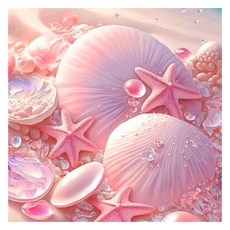 KUMIHANDS 星星 寶石十字繡 30 x 40 cm, 1個, FJ11118