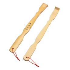 리빙홈디테일 고급 나무 효자손, 2개