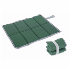 클로버상사 휴대용 접이식 경량 등산 방석, 그린