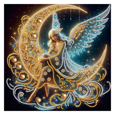 KUMIHANDS 閃亮寶石十字繡 30 x 30 cm, 1個, AB070