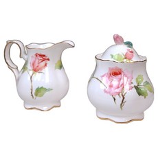 Tealogic 玫瑰花園糖 + 奶精套組, 1套, 白色