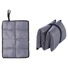 Clover商社 單人便攜式可折疊登山坐墊 2入, 灰色