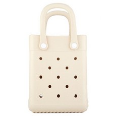 Monde Spot EVA 迷你配件 DIY Comfy Bag 浴室沐浴籃 包 YY57801, 象牙白