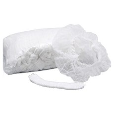 네오 일회용 모자 부직포 헤어캡 10g, 화이트, 100개