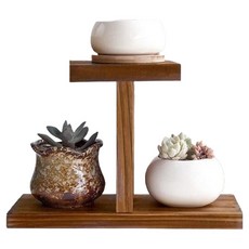 B2WIN 3層室內花盆架, 1個, 棕色