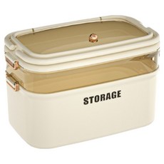 Buleah 家用3層急救箱收納盒 奶油色, 1個