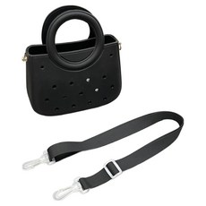 Monde Spot 游泳浴室EVA半月形配件DIY沐浴籃 YY57810, 黑色