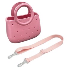 Monde Spot 游泳浴室EVA半月形配件DIY沐浴籃 YY57810, 粉紅色