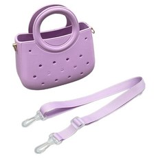 Monde Spot 游泳浴室EVA半月形配件DIY沐浴籃 YY57810, 紫色