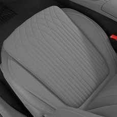 크로니클 프리미엄 크리페 차량용 방석 앞좌석 시트, 그레이, 1개