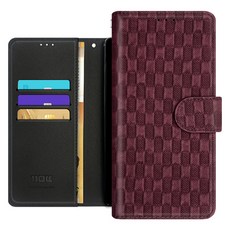 까미또 데일리 체커보드 다이어리 휴대폰 케이스