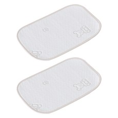 EmonG 嬰兒防滑Duraron涼感汗墊, 熊, 2個