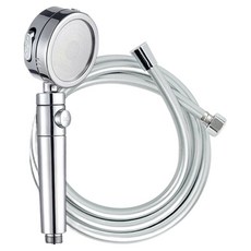 World Clean Power 3段式開關蓮蓬頭+PVC防垢軟管2m套組, 1組