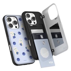 트라이코지 라비코 패턴 카드 도어 범퍼 휴대폰 케이스