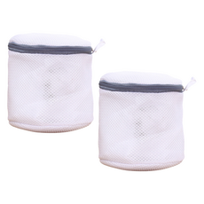 그린리빙 원형 속옷 브래지어 세탁망, 그레이, 2개