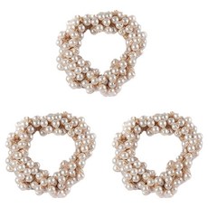 디멜디 진주알 큐빅 머리 고정 밴드 3p