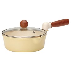 VIZZART 電磁爐快速單柄鍋, 20cm, 黃色, 1個