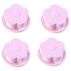 그린리빙 통돌이 세탁기 먼지 거름망, 핑크, 4개