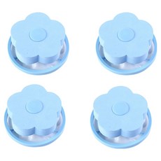 그린리빙 통돌이 세탁기 먼지 거름망, 블루, 4개